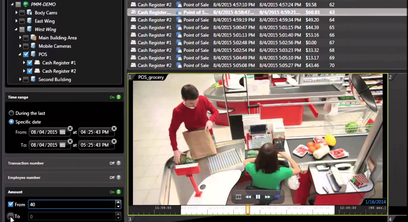 Camara conectada a POS